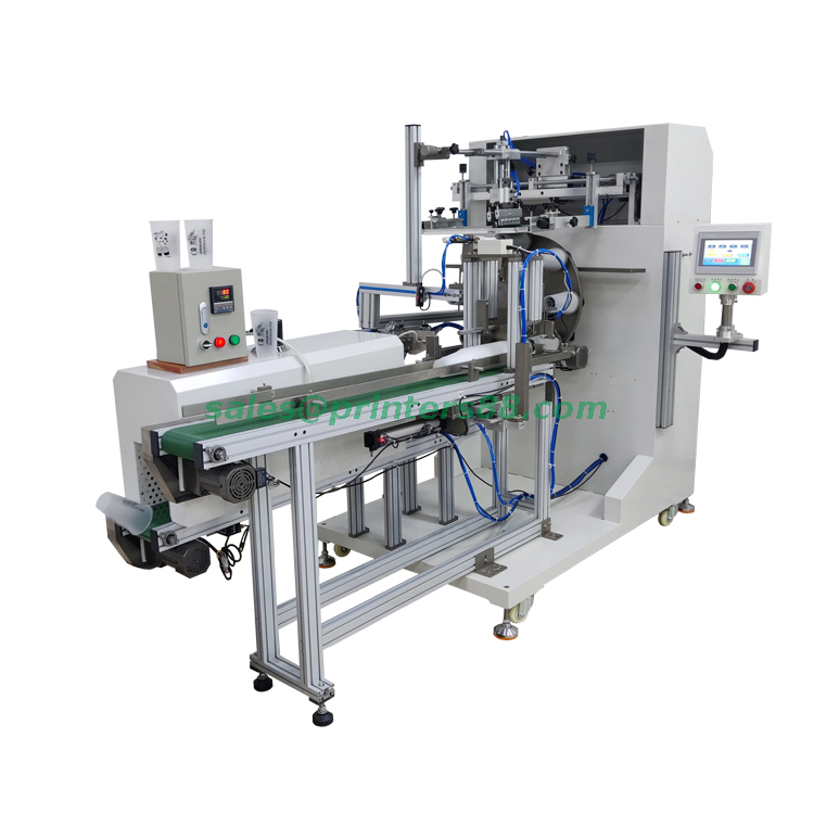 Автоматическая машина трафаретной печати для кофейных чашек (HX-1SR-UV/B)