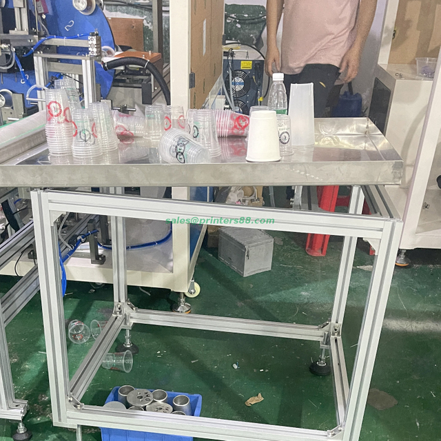 Автоматическая машина трафаретной печати для кофейных чашек (HX-1SR-UV/B)