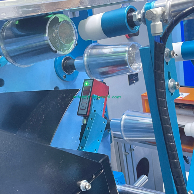 Автоматический трафаретный принтер для пластиковых стаканчиков (HX-1SR-LED)