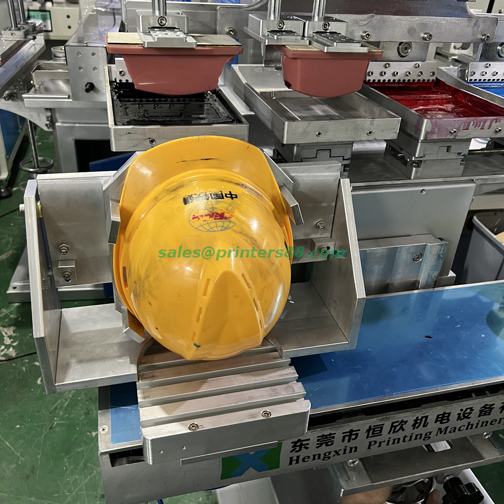 Тампонный принтер для каски с 4 цветами (M4/S-D6)