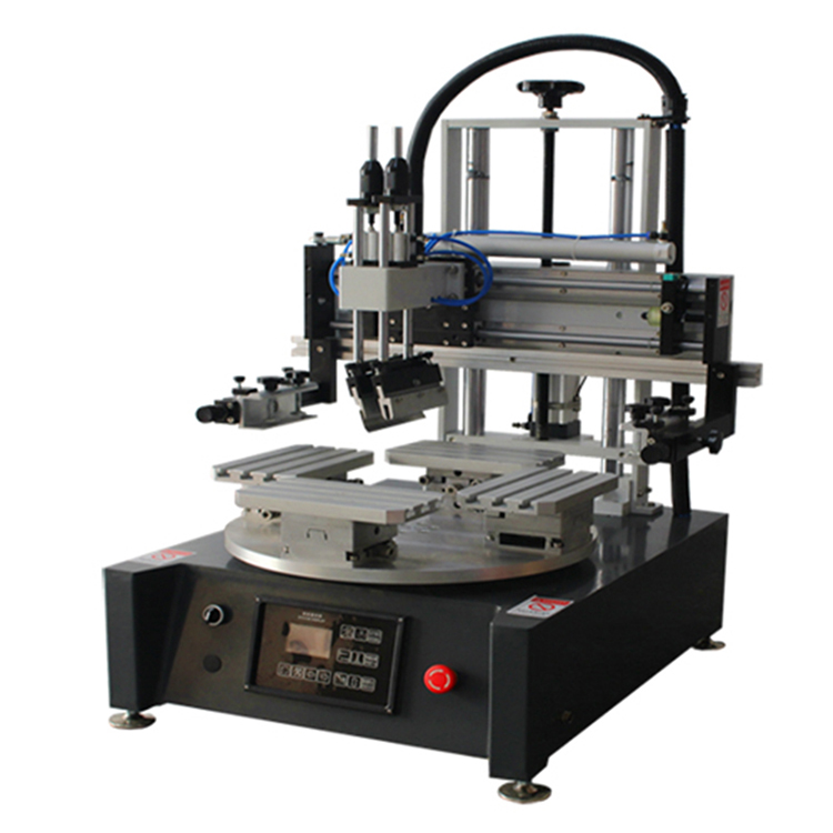 Настольная ротационная печатная машина с плоским экраном (HX-400R/4)