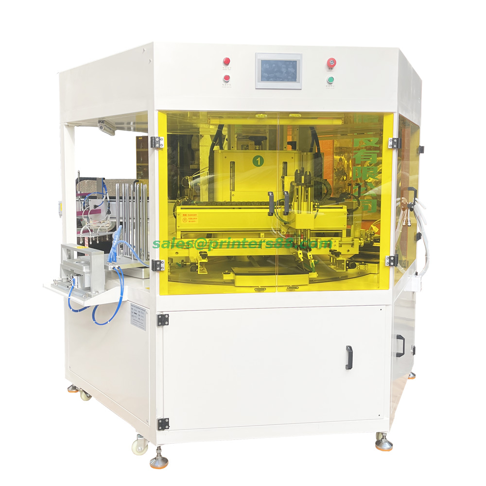 Автоматическая ротационная трафаретная печатная машина для весов 