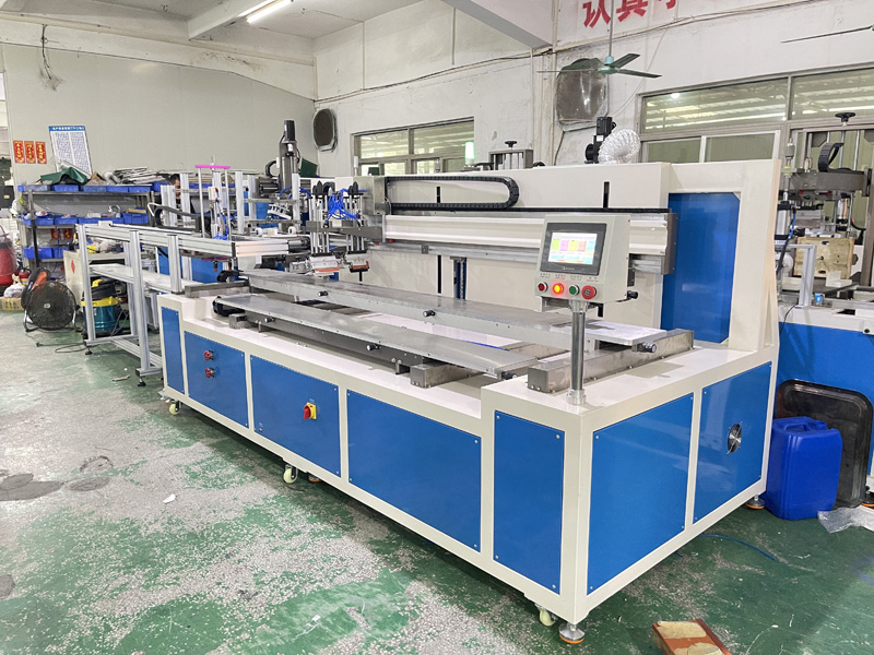 2-цветная трафаретная печатная машина для эспандера продана в Малайзию