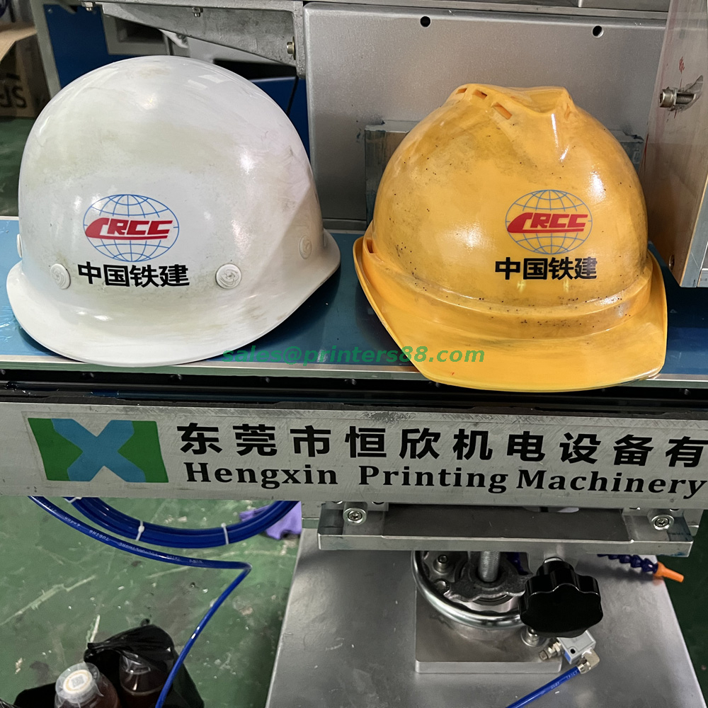 Тампонный принтер для каски с 4 цветами (M4/S-D6)