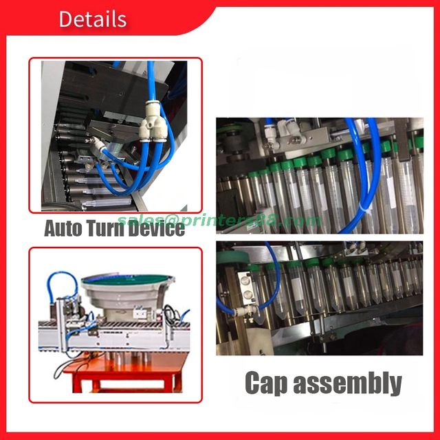 2 цвета автоматические центрифужные пробирки УФ трафаретной печати с крышкой в ​​сборе (HX-230S-2)