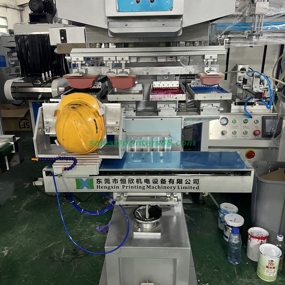 Тампонный принтер для каски с 4 цветами (M4/S-D6)