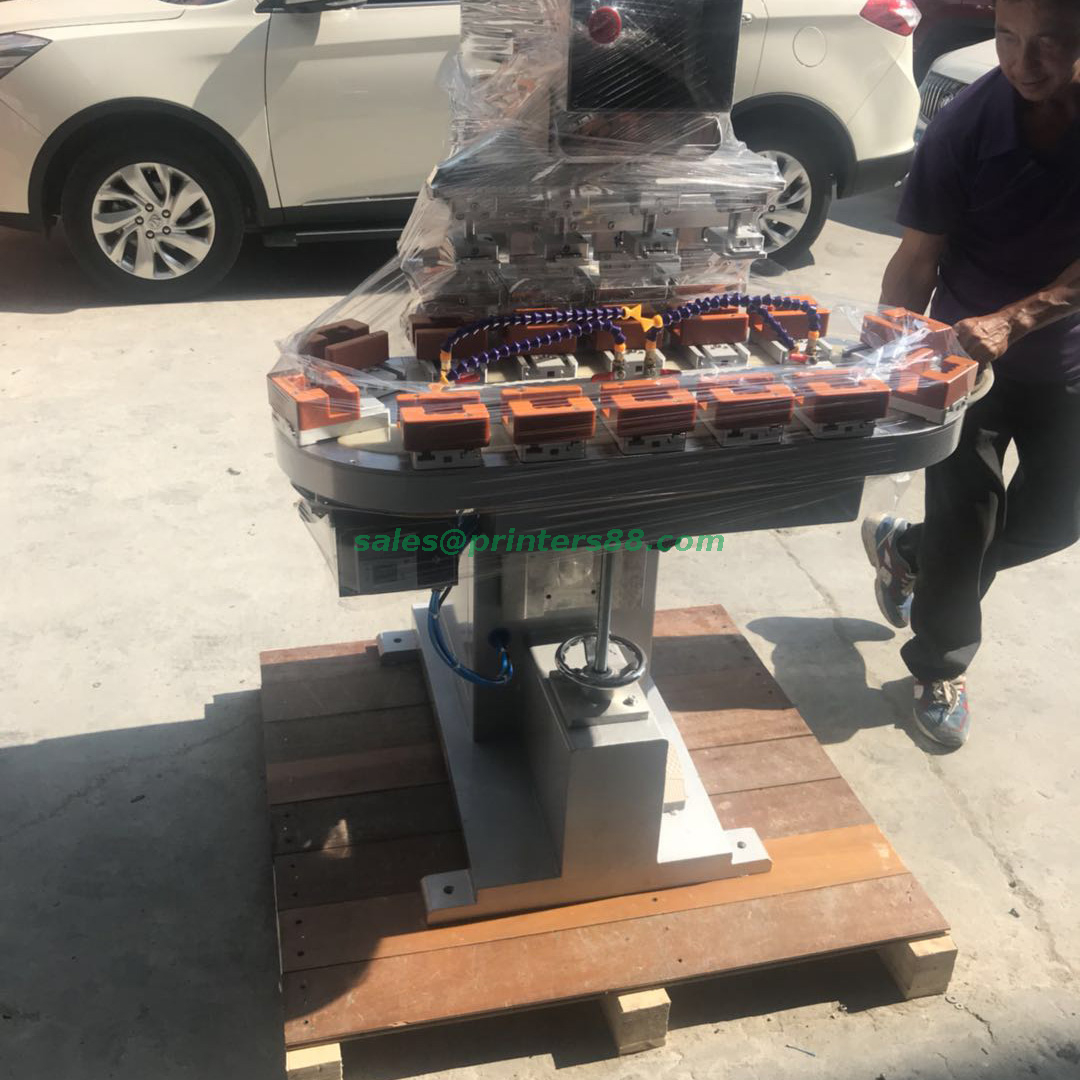 Четырехцветная машина для тампопечати с поворотным столом (P4/C)